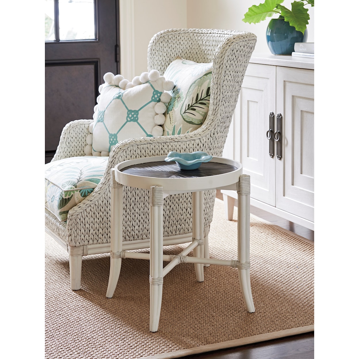Tommy Bahama Home Ocean Breeze Neptune Round End Table