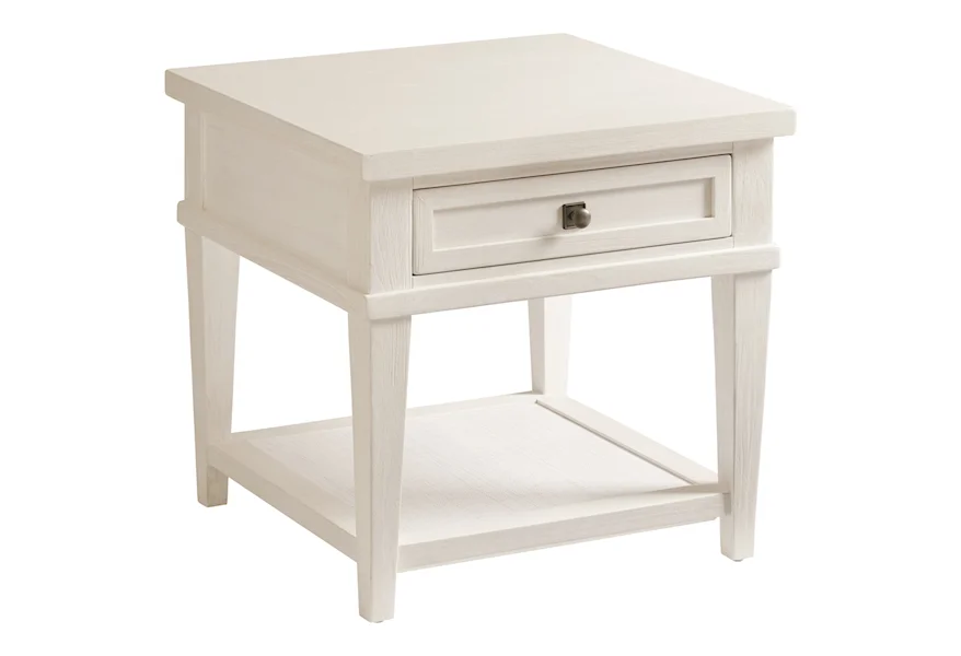 Ocean Breeze Palm Coast Square End Table by Tommy Bahama Home at Baer's Furniture