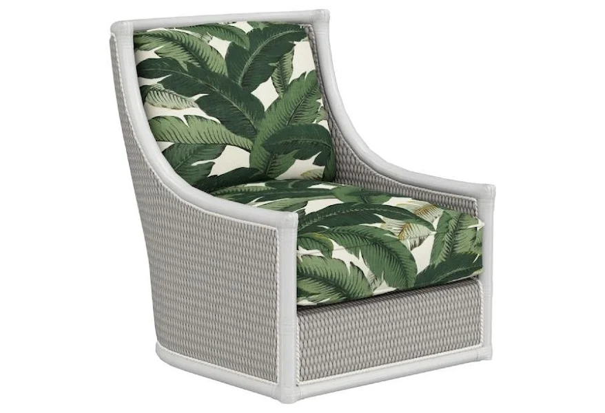 Ocean Breeze Preston Swivel Chair by Tommy Bahama Home at C. S. Wo & Sons Hawaii