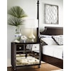 Tommy Bahama Home Royal Kahala Starlight Mirrored Nightstand