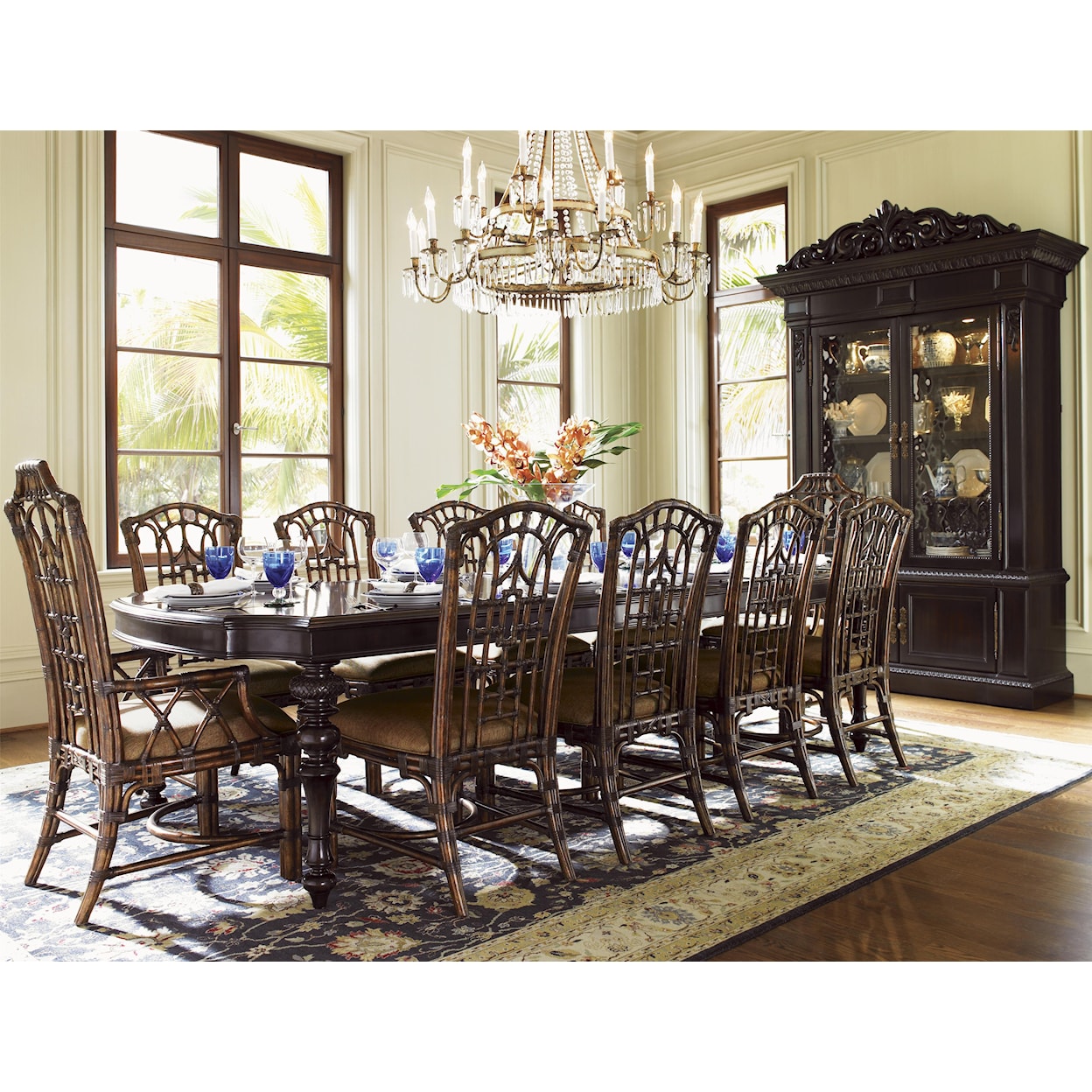 Tommy Bahama Home Royal Kahala Islands Edge Dining Table