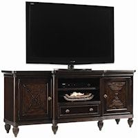 Maui Entertainment Console with Bamboo Accents