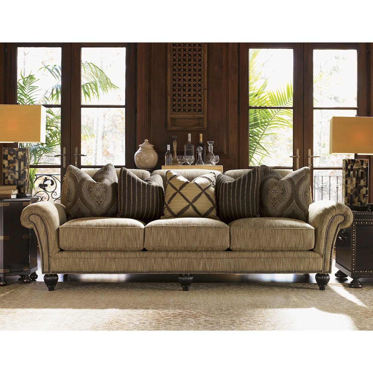 Tommy Bahama Home Royal Kahala Edgewater Sofa