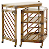 Tommy Bahama Home Twin Palms Cable Beach Bar Cart