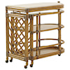 Tommy Bahama Home Twin Palms Cable Beach Bar Cart