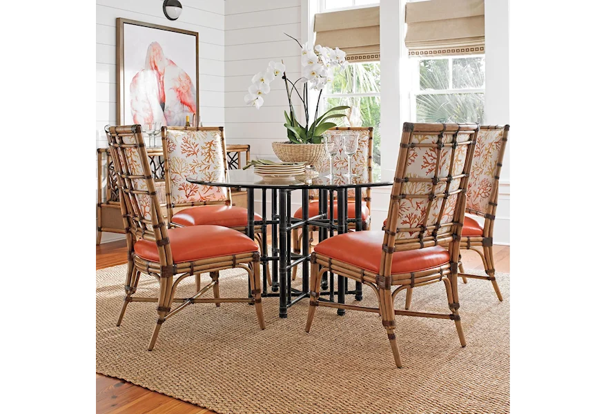 Twin Palms 6 Pc Dining Set by Tommy Bahama Home at Baer's Furniture