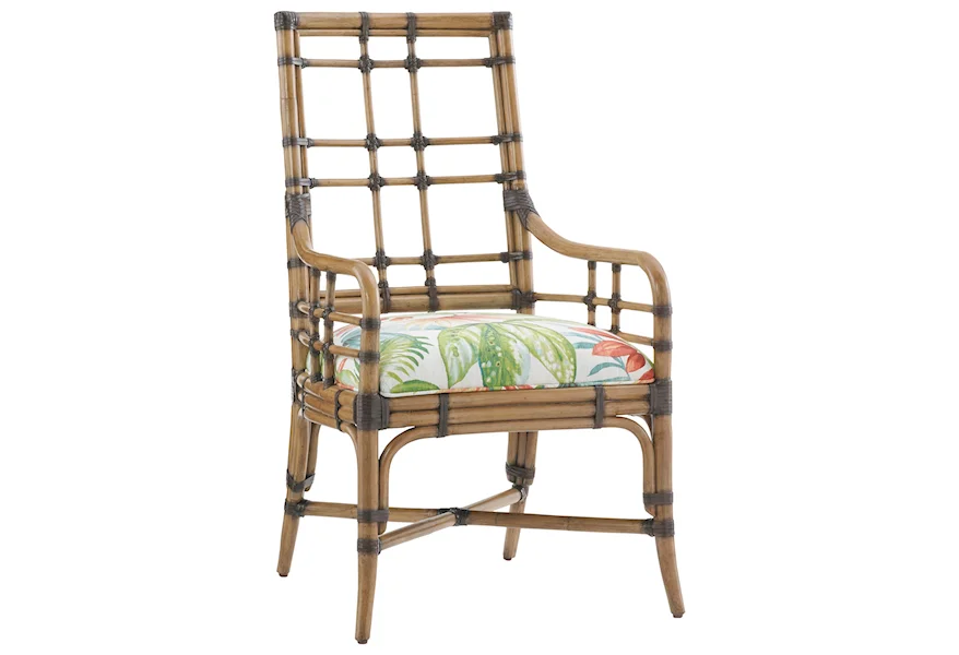 Twin Palms Customizable Seaview Arm Chair by Tommy Bahama Home at Baer's Furniture