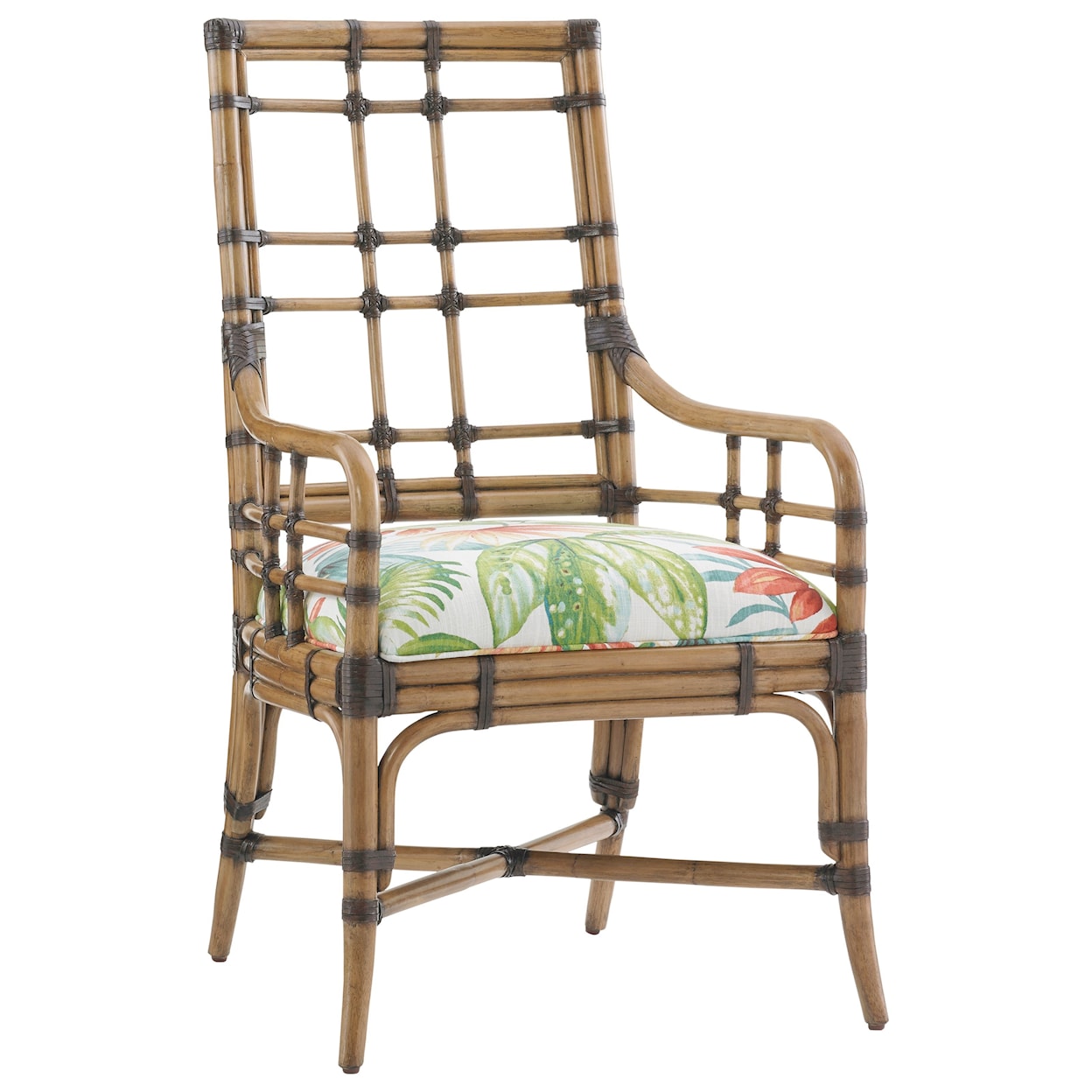 Tommy Bahama Home Twin Palms Customizable Seaview Arm Chair