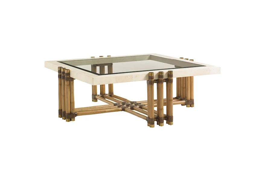 Twin Palms Weston Cocktail Table by Tommy Bahama Home at Baer's Furniture