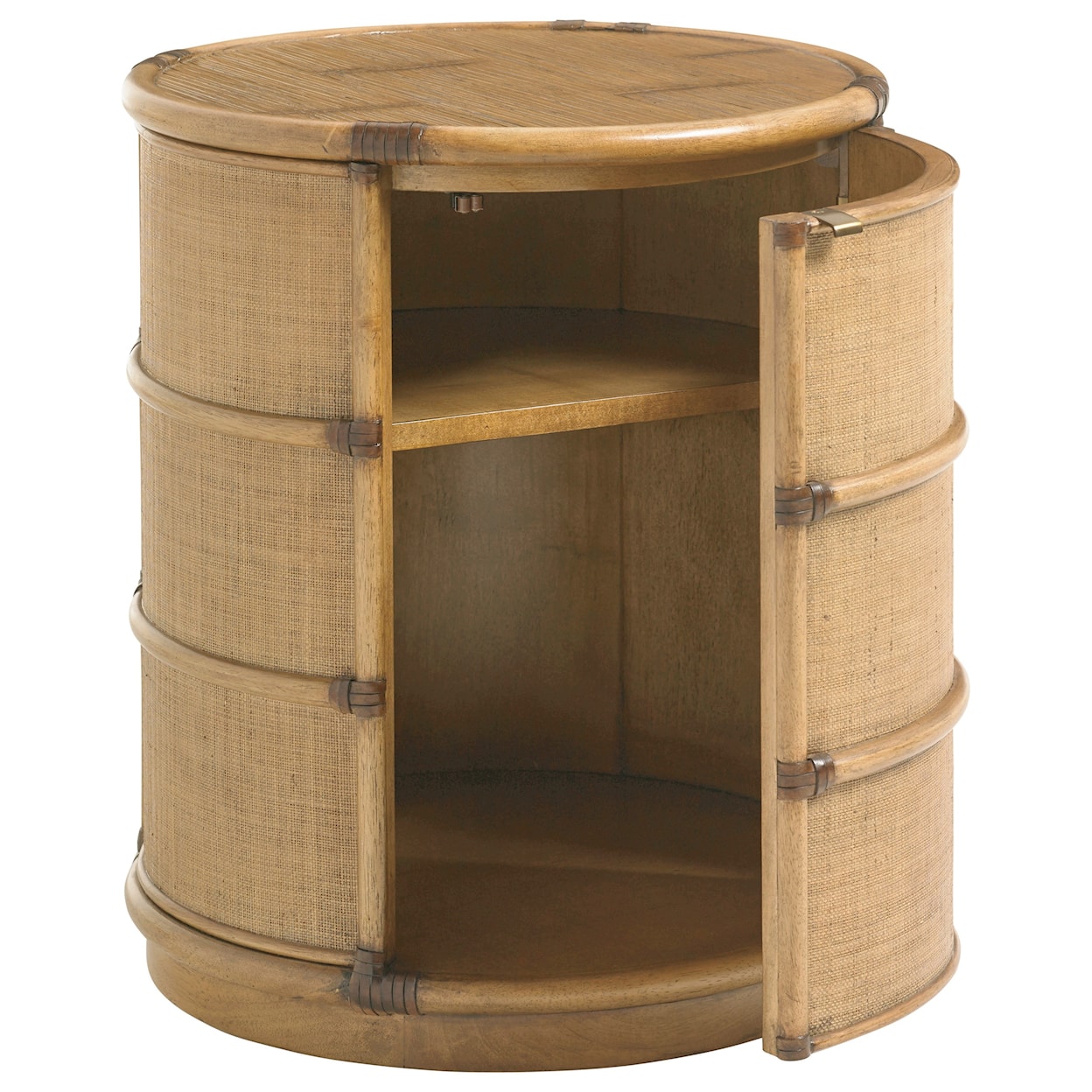 Tommy Bahama Home Twin Palms Cassada Drum Table