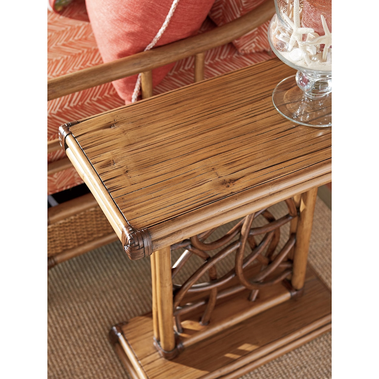 Tommy Bahama Home Twin Palms Angler Accent Table