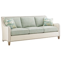 Koko Sofa with Nailhead Border 