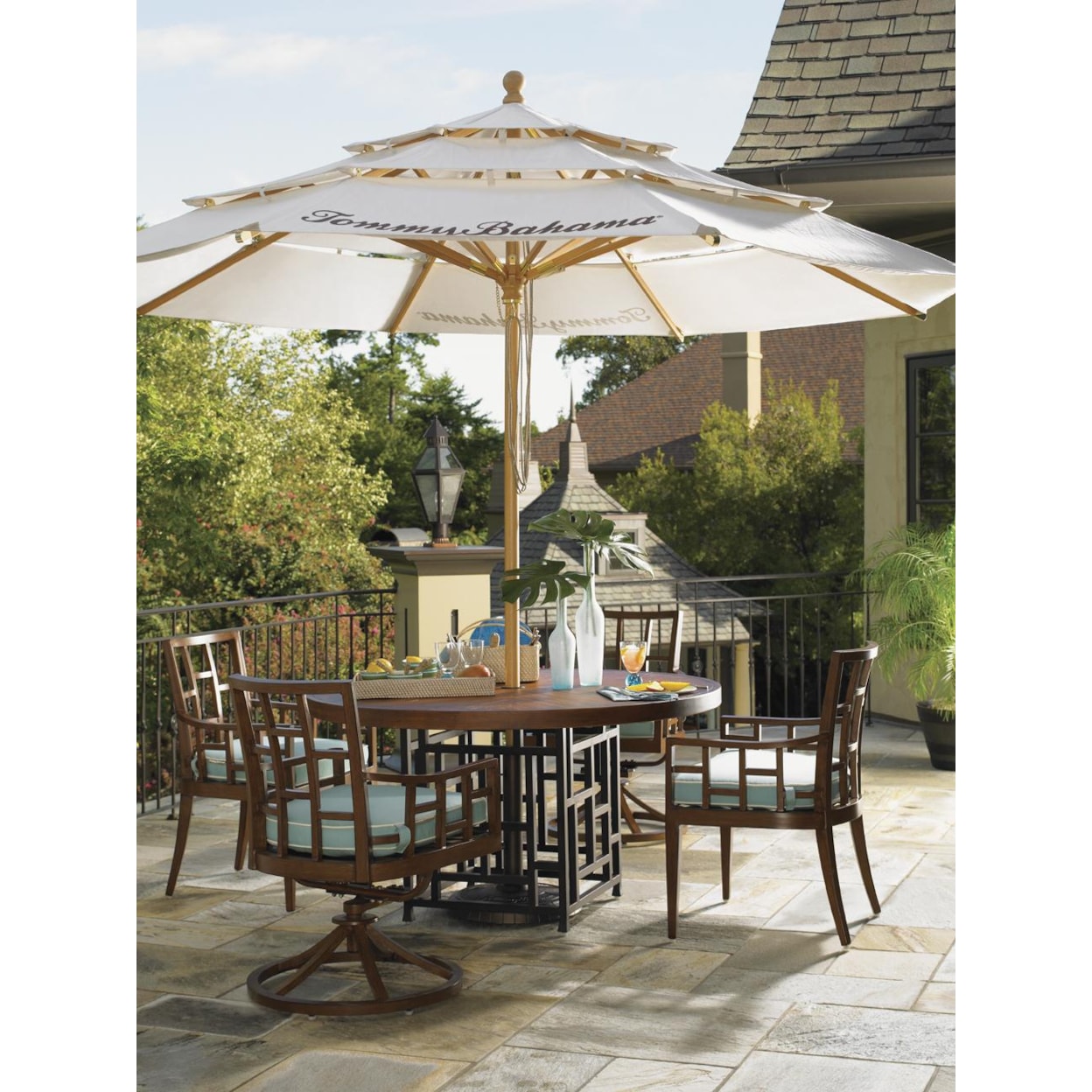 Tommy Bahama Outdoor Living Alfresco Living Canvas Umbrella