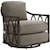 Tommy Bahama Outdoor Living Black Sands Outdoor Swivel Tub Chair with Track Arms