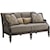 Tommy Bahama Outdoor Living Black Sands Outdoor Love Seat with Turned Feet