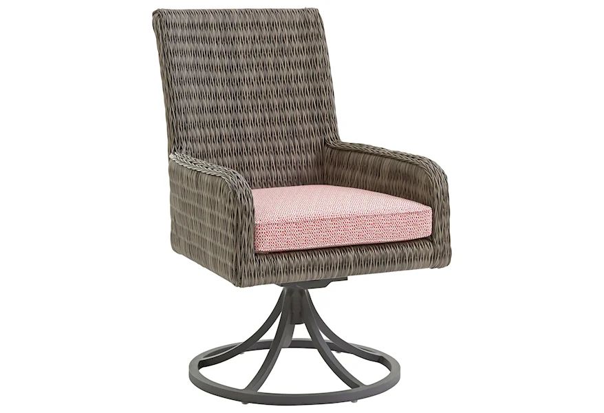 Cypress Point Ocean Terrace Outdoor Swivel Rocker Dining Chair by Tommy Bahama Outdoor Living at Johnny Janosik