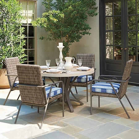 5 Pc Outdoor Dining Set