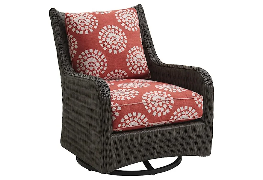 Cypress Point Ocean Terrace Outdoor Occasional Swivel Glider by Tommy Bahama Outdoor Living at Johnny Janosik