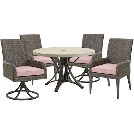 48" Table, Chairs, Swivel Chairs