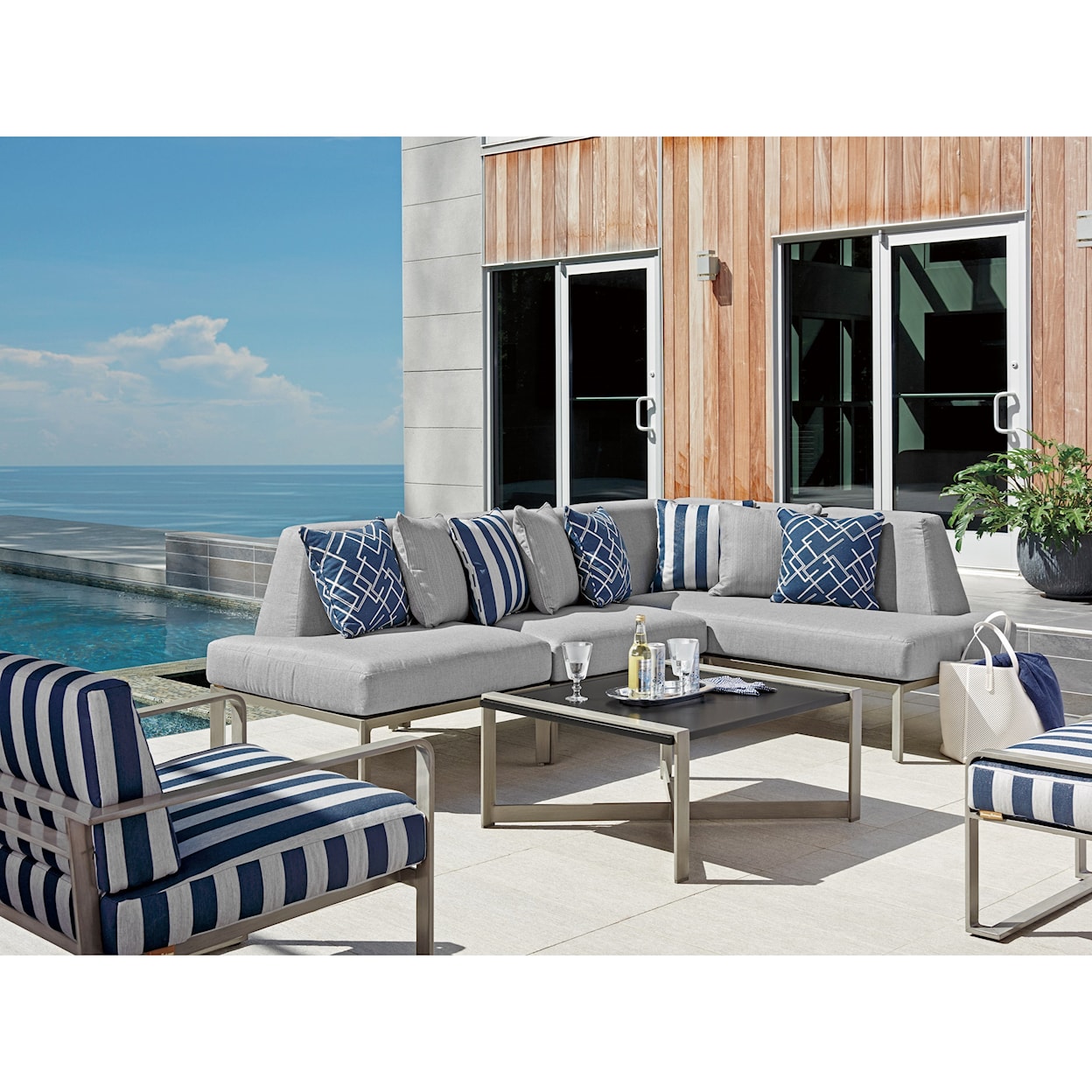 Tommy Bahama Outdoor Living Del Mar Cocktail Table
