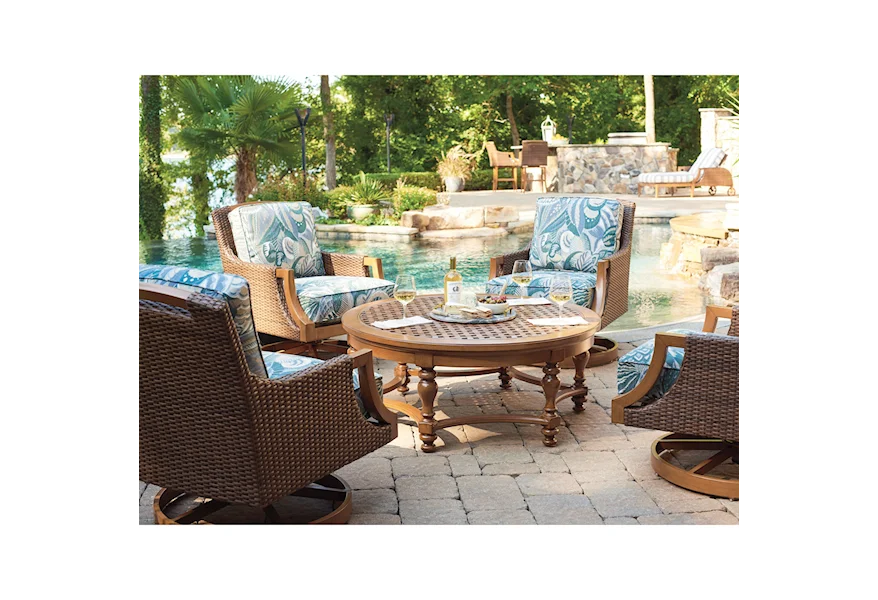 Harbor Isle 5-Piece Outdoor Chat Set by Tommy Bahama Outdoor Living at Baer's Furniture