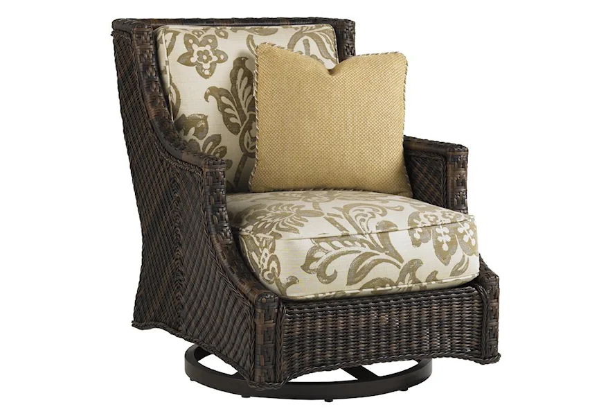 Island Estate Lanai Outdoor Swivel Lounge Chair by Tommy Bahama Outdoor Living at Baer's Furniture