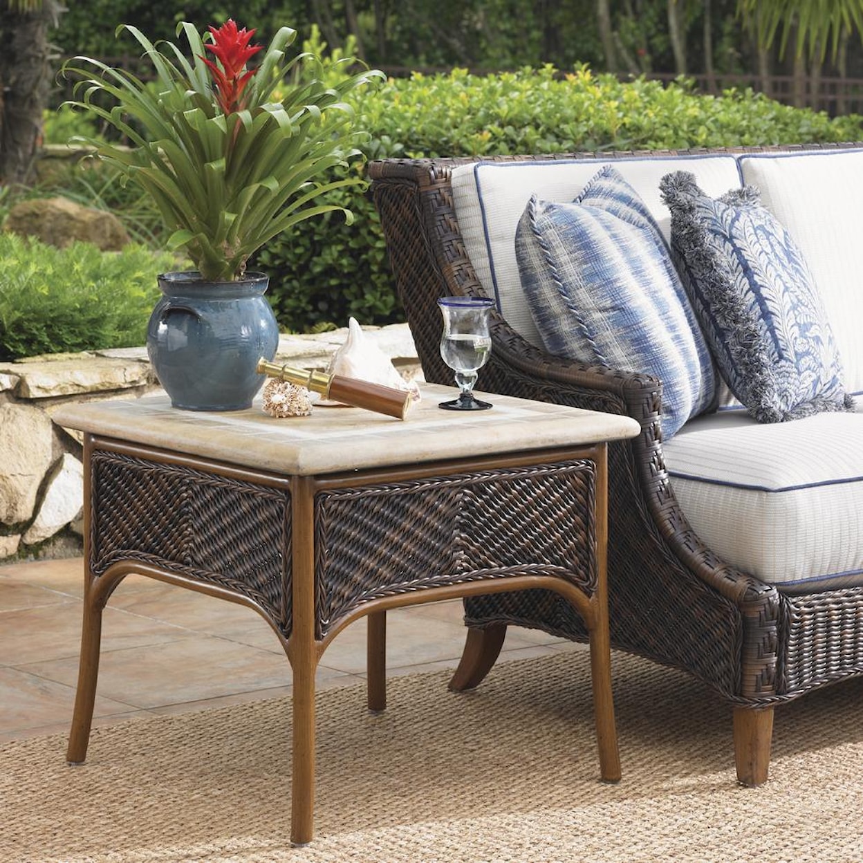 Tommy Bahama Outdoor Living Island Estate Lanai Outdoor Accent Table