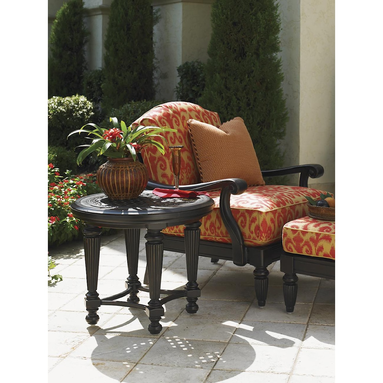 Tommy Bahama Outdoor Living Kingstown Sedona Round End Table