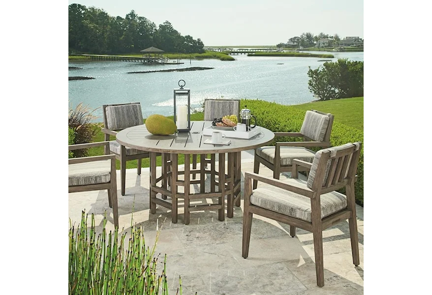 La Jolla 6-Piece Outdoor Dining Set by Tommy Bahama Outdoor Living at Howell Furniture