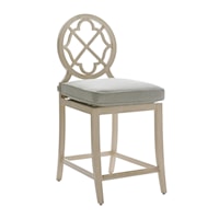 Outdoor Counter Stool with Cushion