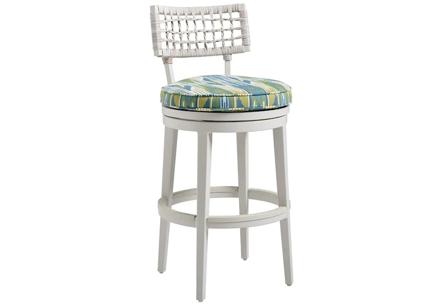Seabrook Outdoor Swivel Bar Stool by Tommy Bahama Outdoor Living at Johnny Janosik