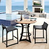 Tommy Bahama Outdoor Living South Beach 3-Piece Outdoor Bistro Set w/ Counter Stools