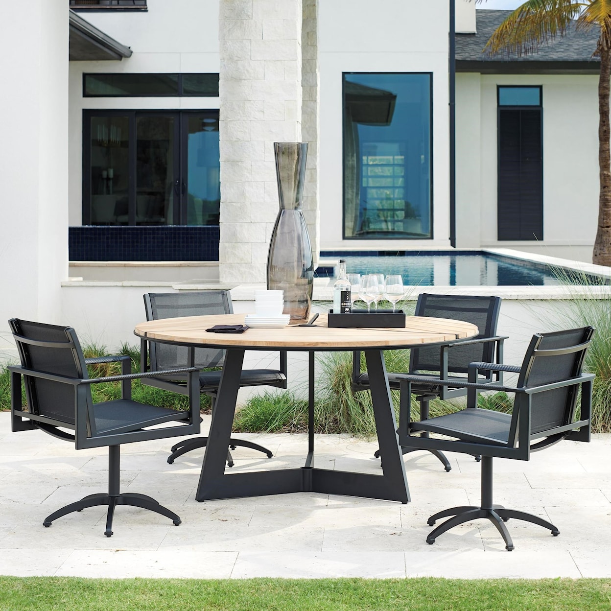 Tommy Bahama Outdoor Living South Beach 5-Piece Outdoor Dining Set