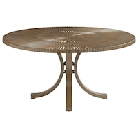 Contemporary Round Outdoor Dining Table