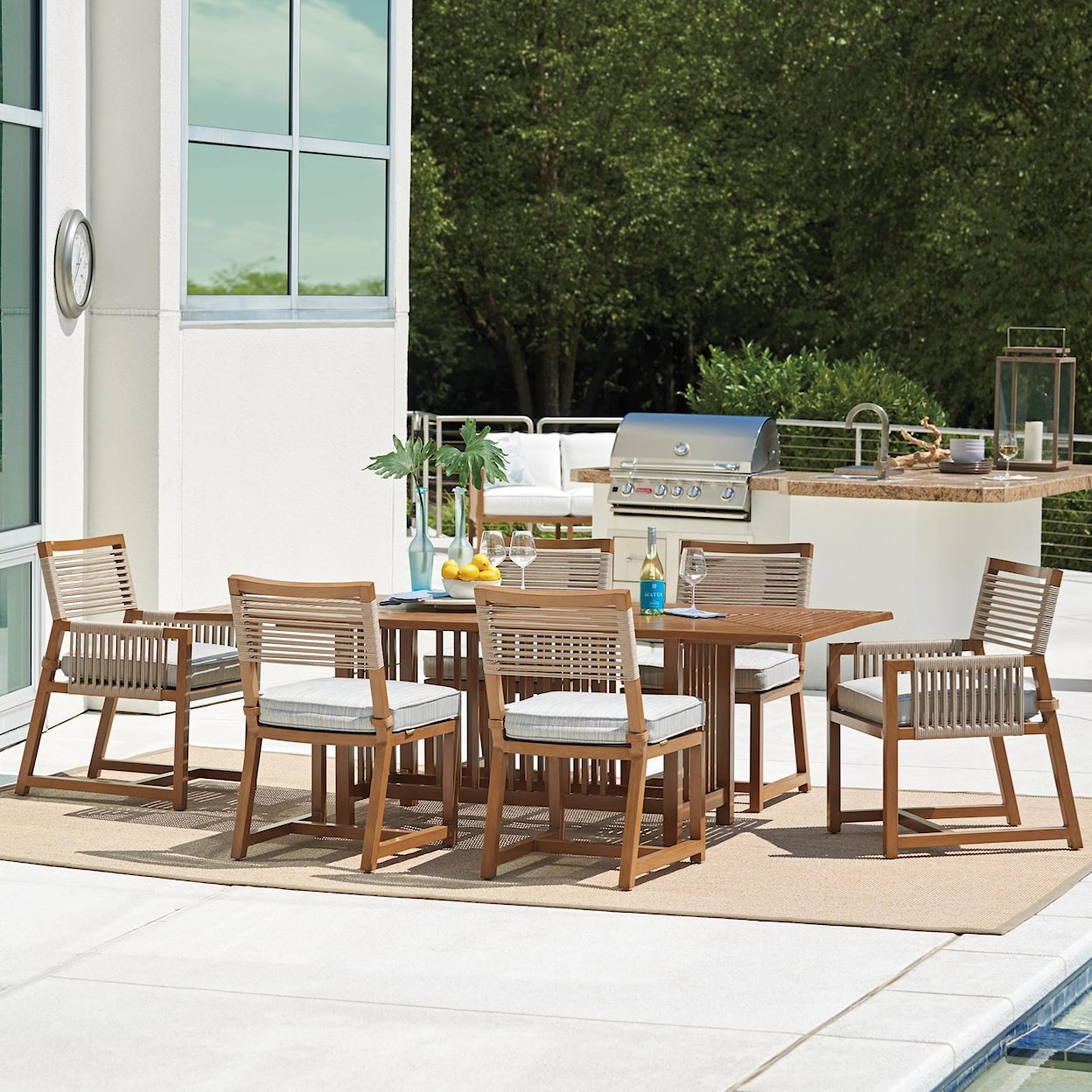 Tommy Bahama Outdoor Living St Tropez 7-Piece Outdoor Dining Set