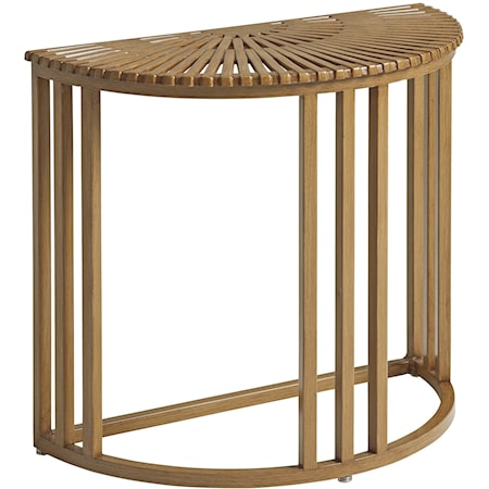 Demilune End Table