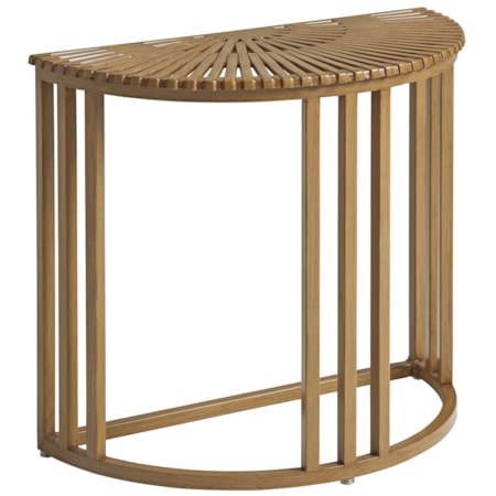 Demilune End Table