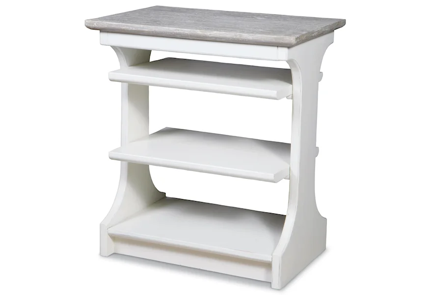 Accent Tables Kennedy Chairside Table by Trade Winds Furniture at Jacksonville Furniture Mart