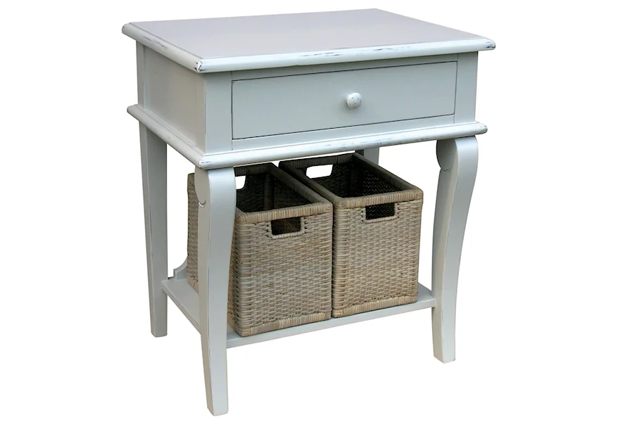 Accent Tables Scroll Side Table by Trade Winds Furniture at Jacksonville Furniture Mart