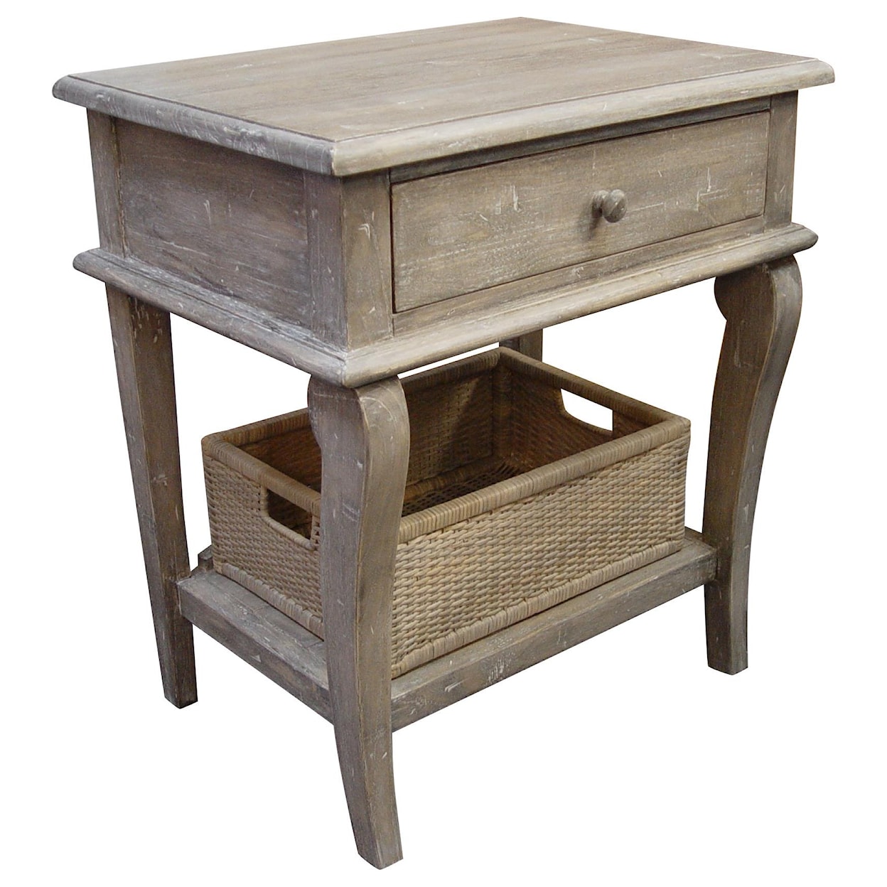 Trade Winds Furniture Accent Tables Scroll Side Table