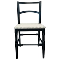 Island Side Chair (Black Finish)