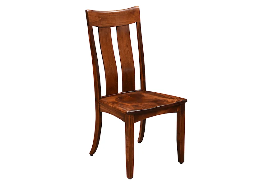 Arlington <b>Customizable</b> Side Chair by Trailway Amish Wood at Rooms and Rest
