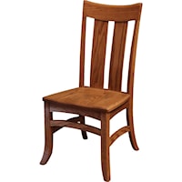 Side Chair with Slat Back