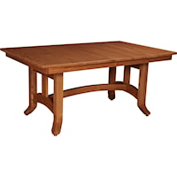 Dining Table with Apron and Two Leaves