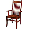 Trailway Wood Copper Canyon Dining Arm Chair