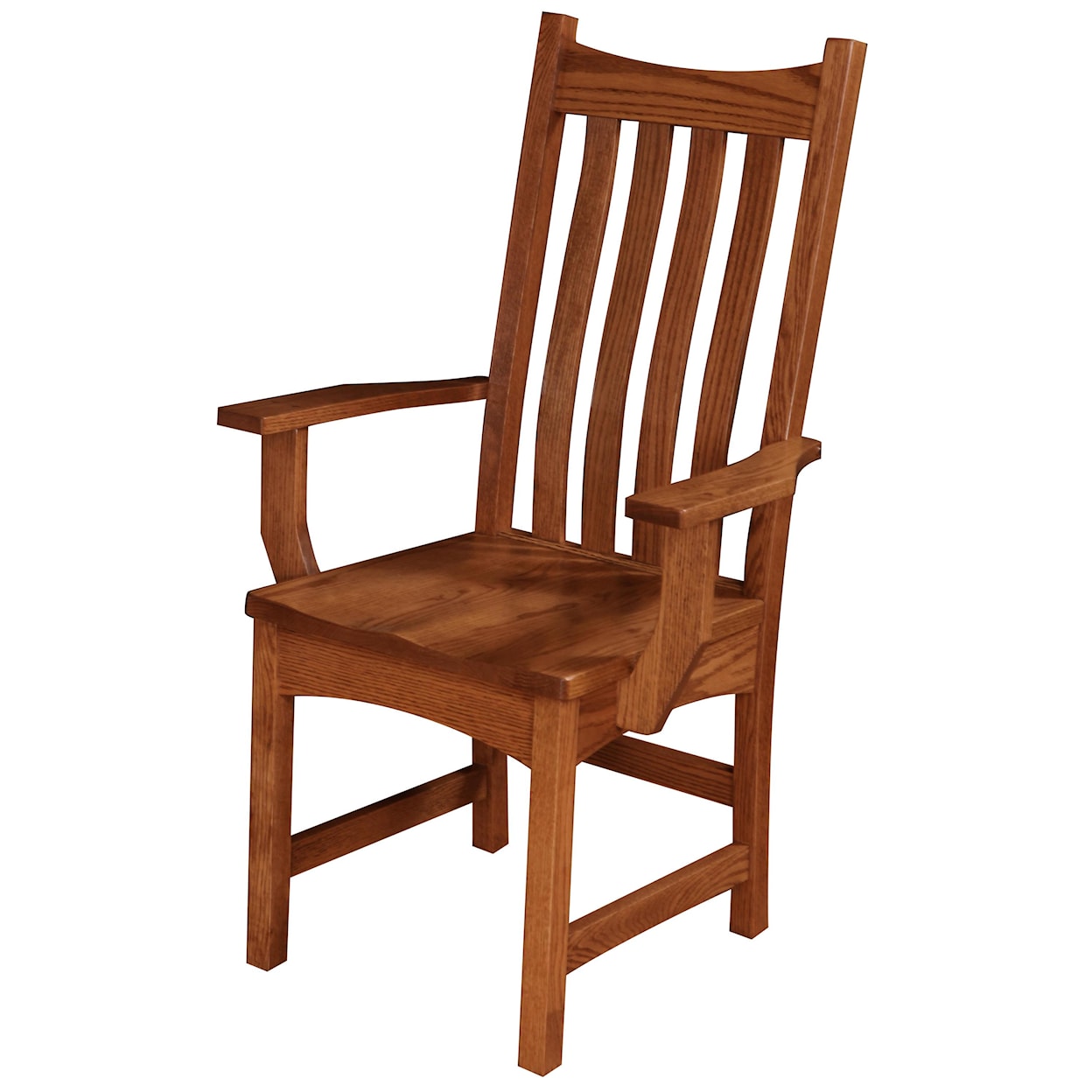 Trailway Wood Copper Creek  Dining Arm Chair