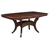 42x66" Dining Table with 4 Leaves