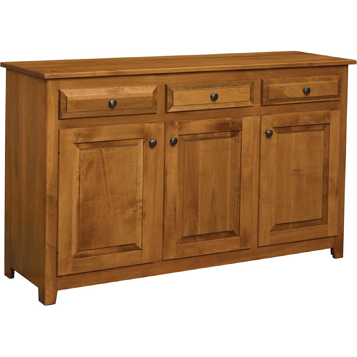 Amish Dining Room Freeport <b>Customizable</b> 3 Door Buffet