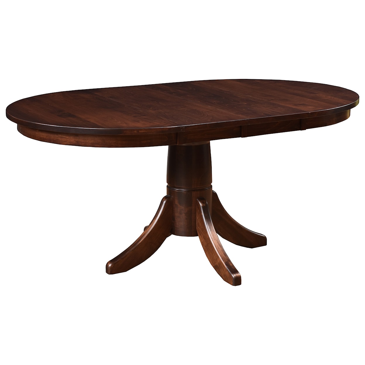 Trailway Amish Wood Miami Oval Dining Table