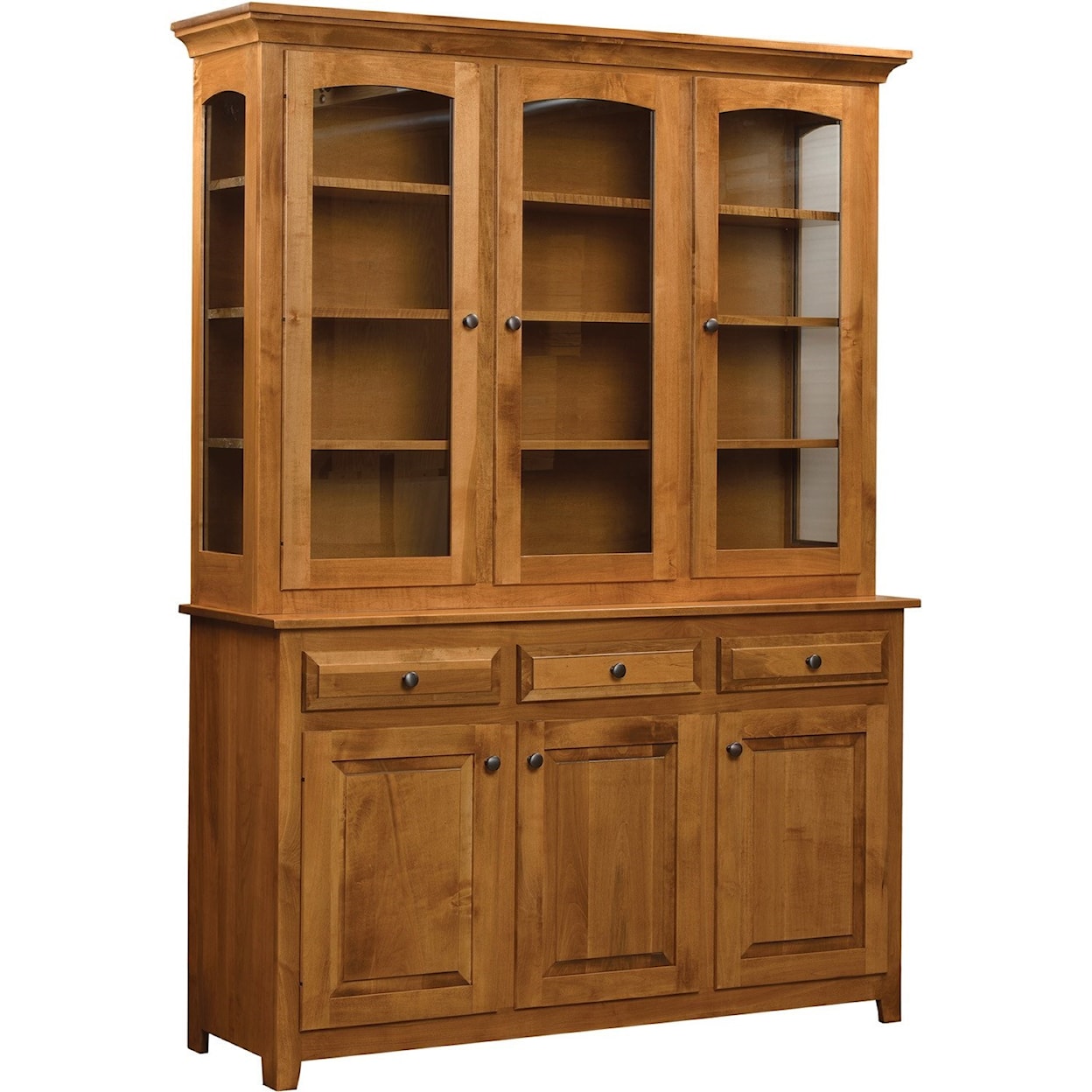 Amish Dining Room Santa Monica Three Door China Cabinet